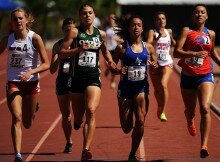 Runners Track Race