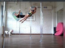 Pole Fitness Pair - Plus Dog