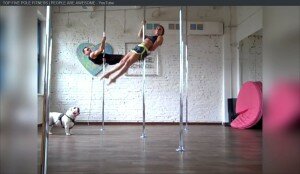Pole Fitness Pair - Plus Dog