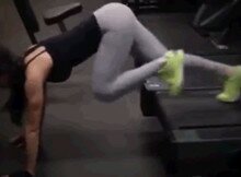Girl Treadmill - different