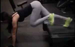 Girl Treadmill - different